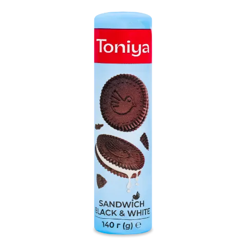 Печиво Toniya Sandwich Black&White