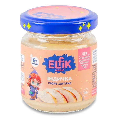 Пюре Elfik Magic Індичка с/б