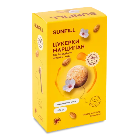 Цукерки SunFill марципан