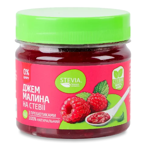 Джем Stevia малиновий на стевії з пребіотиками