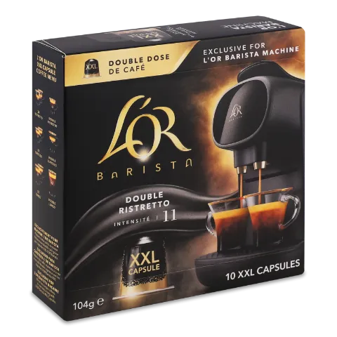 Кава мелена L'OR Double Ristretto XXL в капсулах