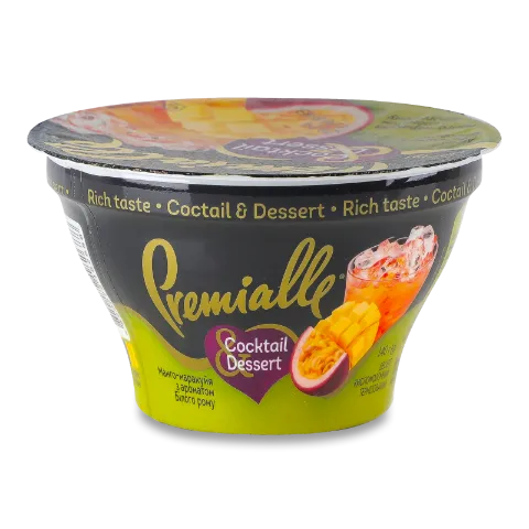 Десерт Premialle Соcktail&Dessert манго-маракуйя з ароматом білого рому