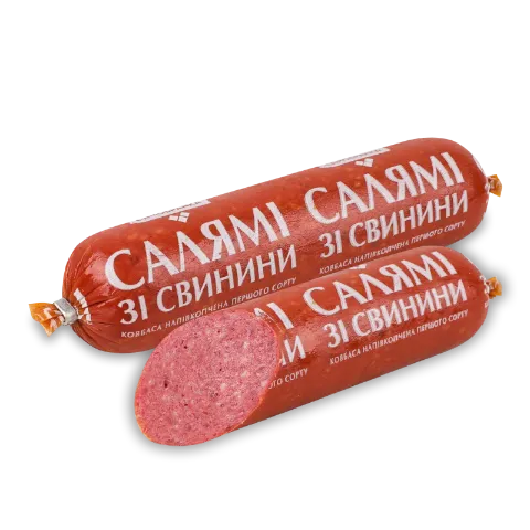 Ковбаса Самобранка Салямі зі свинини н/к 1 ґ