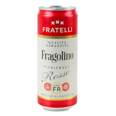 Напій вин Fratelli Fragolino Rosso н/солод газ з/б