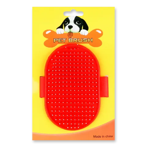 Щітка д/вичіс тварин метал зубці регул ручк 13х8,5