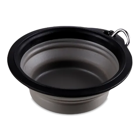 Миска для тварин складна 300мл 14х5см мікс