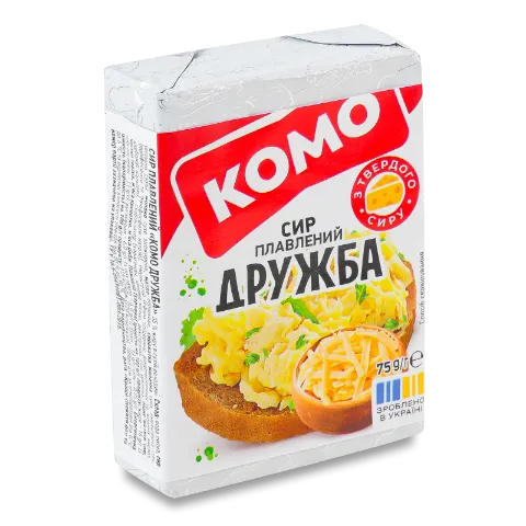 Сир плавлений «Комо» «Дружба» 35%