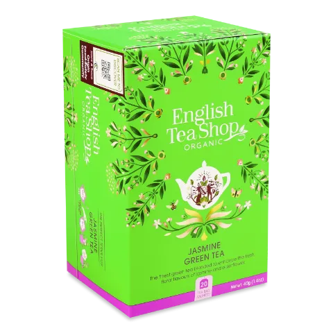 Чай зел English Tea Shop аромат жасмину органіч