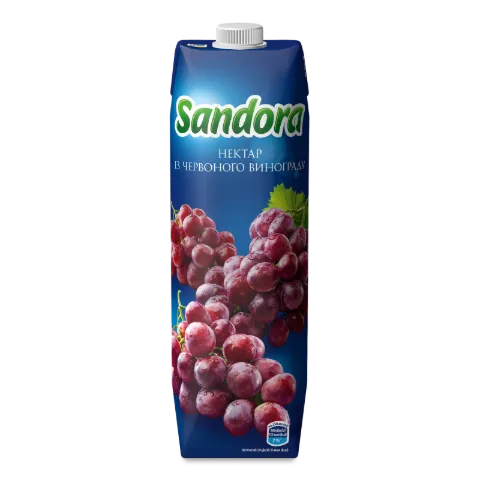 Нектар Sandora «Коктейльна колекція» червоний виноградний освітлений