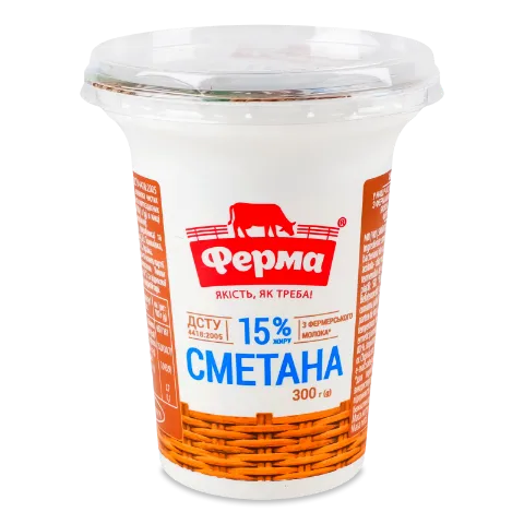 Сметана Ферма 15% ст