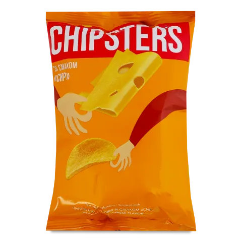 Чипси Chipster's картопляні зі смаком сиру
