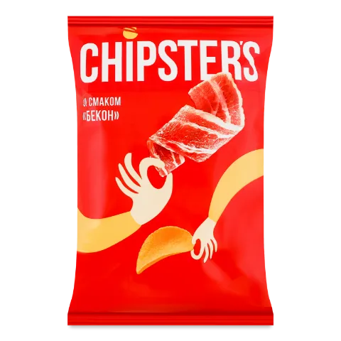 Чипси Chipster's картопляні зі смаком бекону