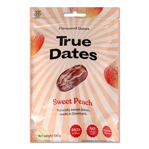 Фініки True Dates Sweet Peach сушені смак персику