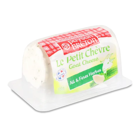 Сир Paysan Breton з часником та травами 45% коз/м