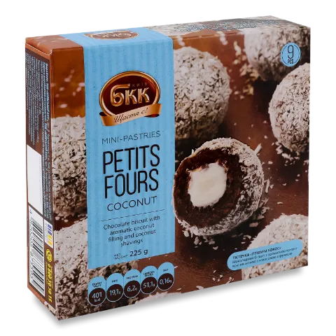 Тістечка Київ БКК Птіфури Кокос