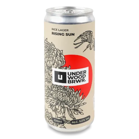 Пиво Underwood Brewery Rice RisingSun світ н/ф з/б