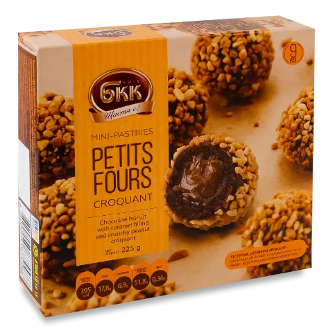 Тістечка Київ БКК Птіфури крокант