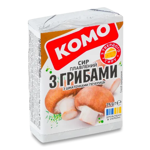 Сир плавлений «Комо» з грибами 35%