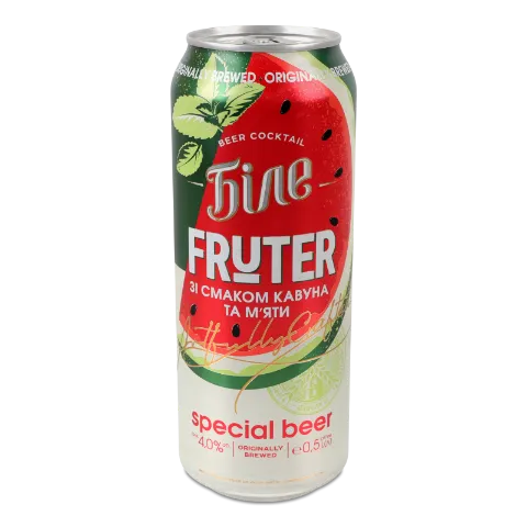 Пиво Чернігівське Біле Fruter кавун та м'ята з/б