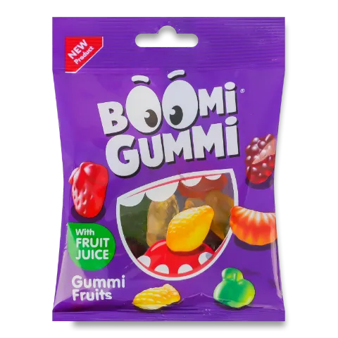 Цукерки Boomi Gummi Fruits желейні