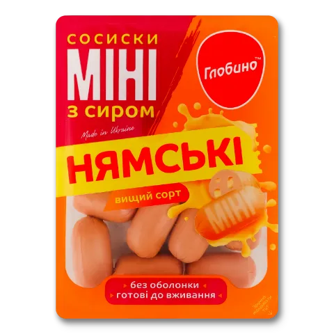 Сосиски Глобино Нямські міні з сиром б/о в/ґ