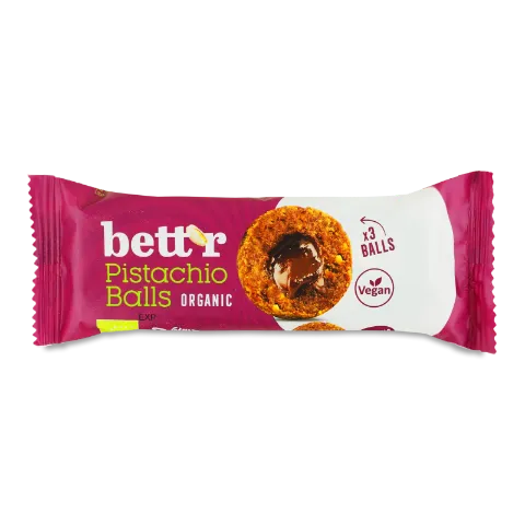 Кульки Bett'r фруктові зі смаком фісташки