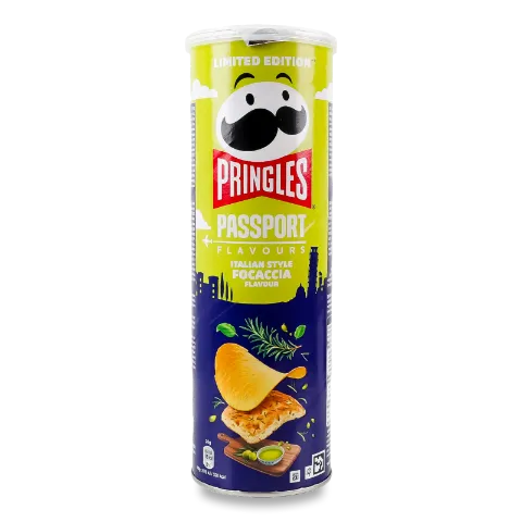 Чипси Pringles Passport Italian style зі смаком фокачі