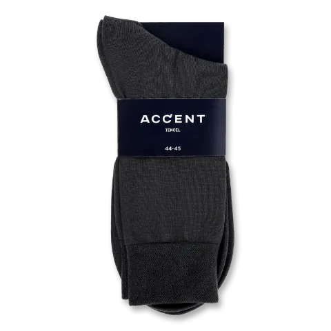Шкарпетки чоловічі Accent 20105 темно-сірий р44-45