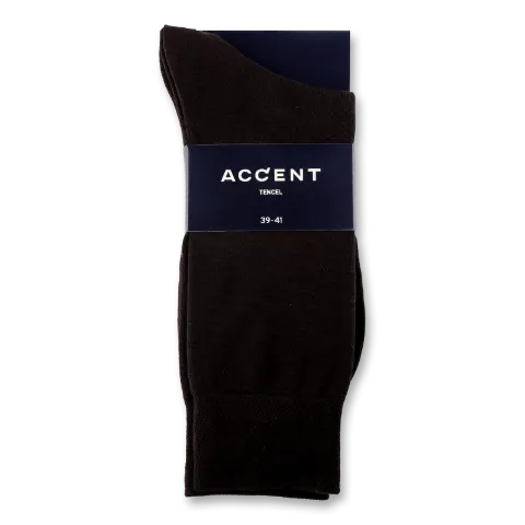 Шкарпетки чоловічі Accent 20105 тем.коричн р.39-41
