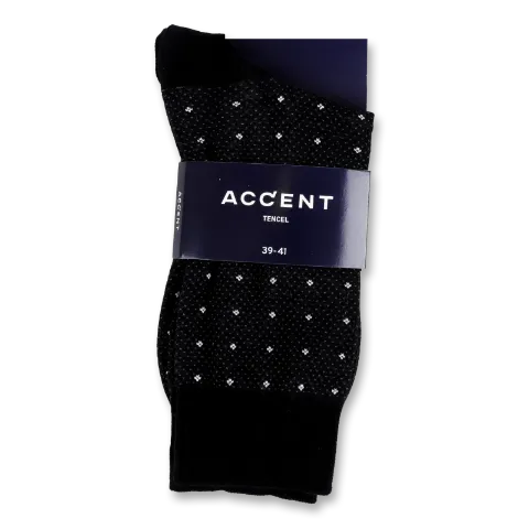 Шкарпетки чоловічі Accent 20109 чорний р.39-41