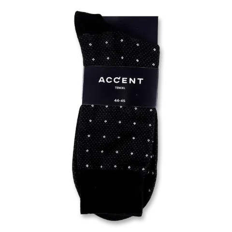 Шкарпетки чоловічі Accent 20109 чорний р.44-45