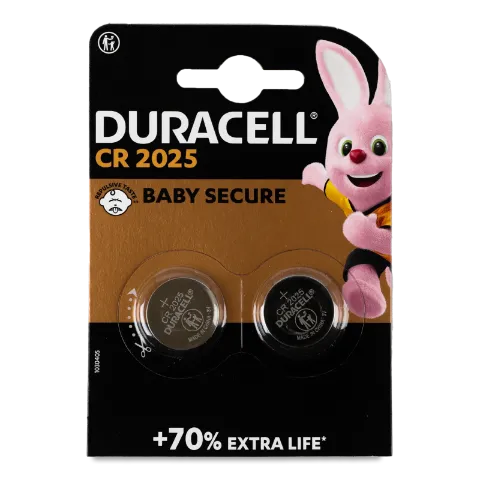 Елемент живлення Duracell літієвий CR2025