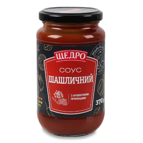 Соус Щедро Шашличний з ароматними прянощами с/б