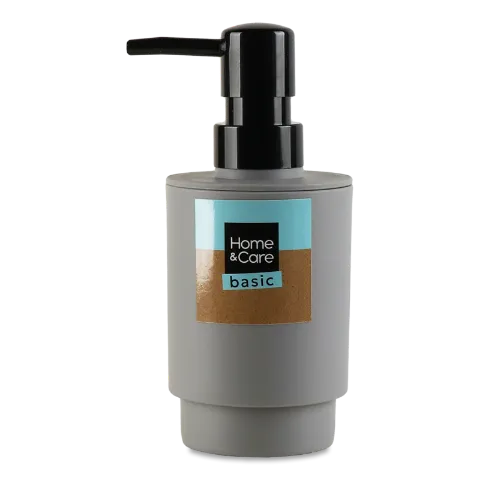 Дозатор для мила Home&Care Basic сірий 300мл