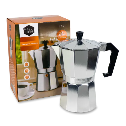 Кавоварка гейзерна Eat&Drink на 6 чашок 987885