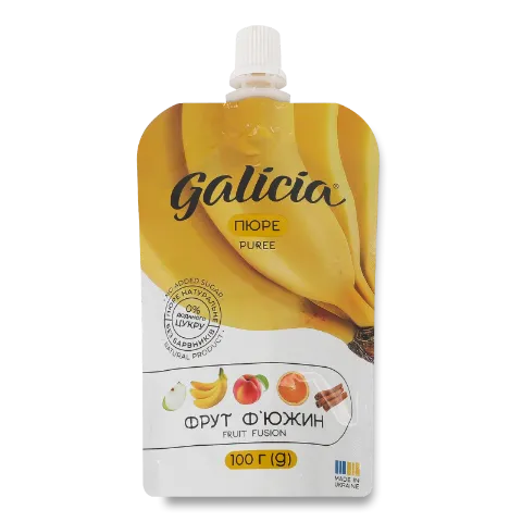 Пюре Galicia «Фрут Ф'южин» із суміші фруктів