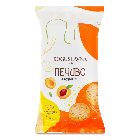 Печиво Богуславна з курагою здобне
