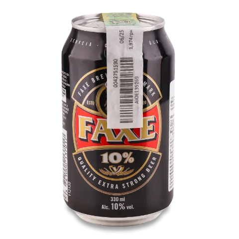 Пиво Faxe 10% світле фільтроване