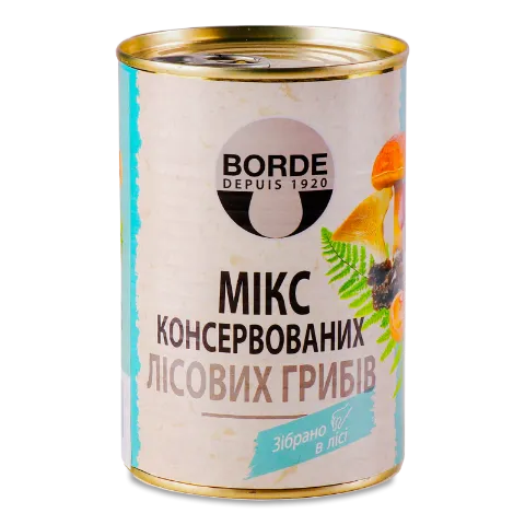 Мікс Borde Лісових грибів консервовані