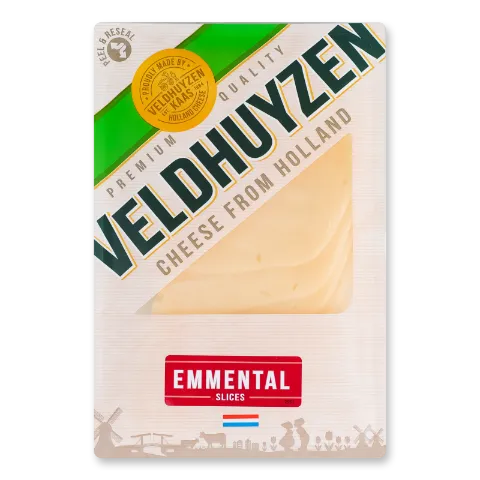 Сир Veldhuyzen Kaas Ементаль 45% слайс