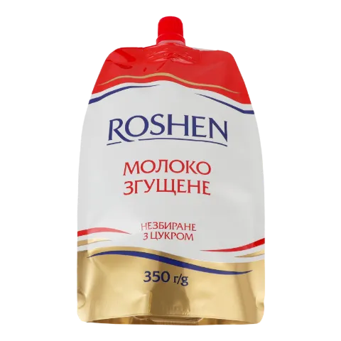 Молоко згущене Roshen незбиране, з цукром