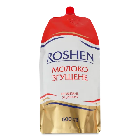 Молоко згущене Roshen незбиране, з цукром