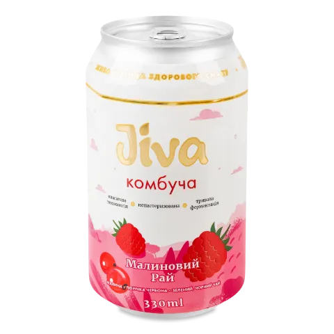 Напій Jiva «Комбуча» «Малиновий рай»