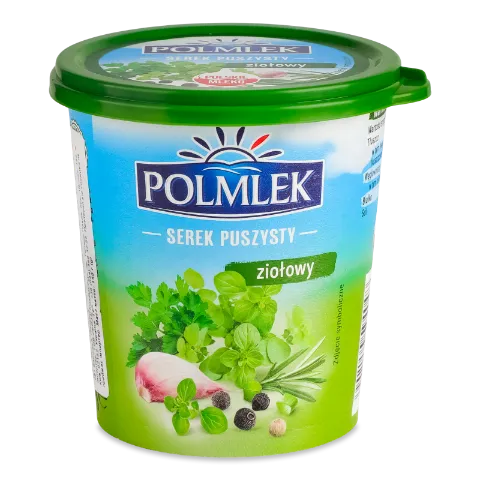 Крем-сир Polmlek з травами 21%