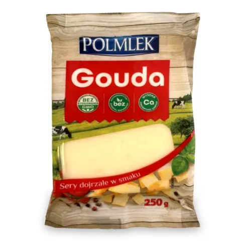 Сир Polmlek Гауда 43% кор/мол