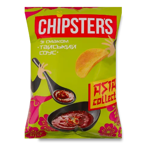 Чипси Chipster's картопляні зі смаком тайський соус