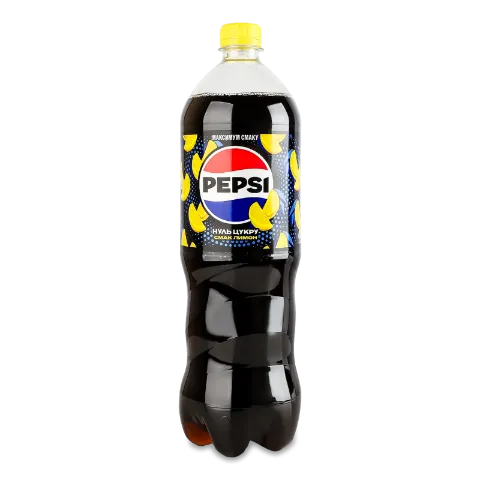 Напій Pepsi зі смаком лимону нуль цукру безалкогольний сильногазований