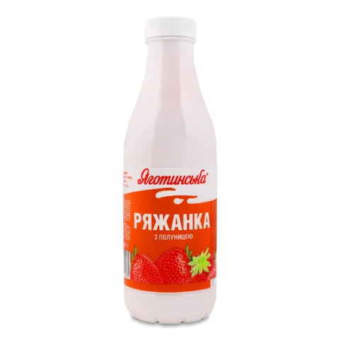 Ряжанка Яготинська з полуницею 2,9%, пет