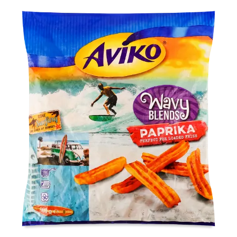 Картопля Aviko фрі хвиляста з папрікою