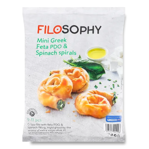 Пиріжки Ioniki з фетою та шпинатом